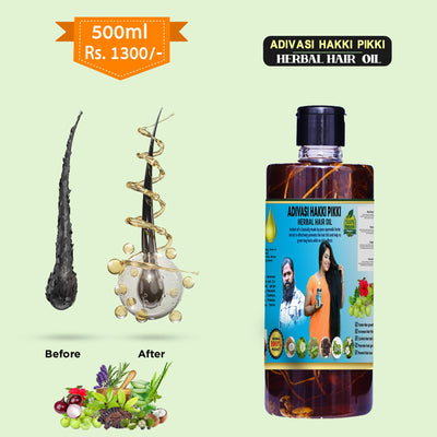 Hakki Pikki Shop - Neelambari Adivasi Herbal Hair Oil