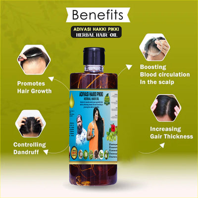 Hakki Pikki Shop - Neelambari Adivasi Herbal Hair Oil