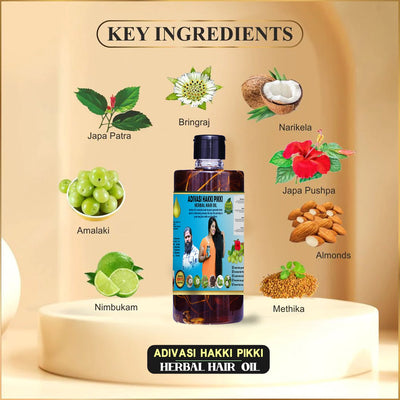 Hakki Pikki Shop - Neelambari Adivasi Herbal Hair Oil