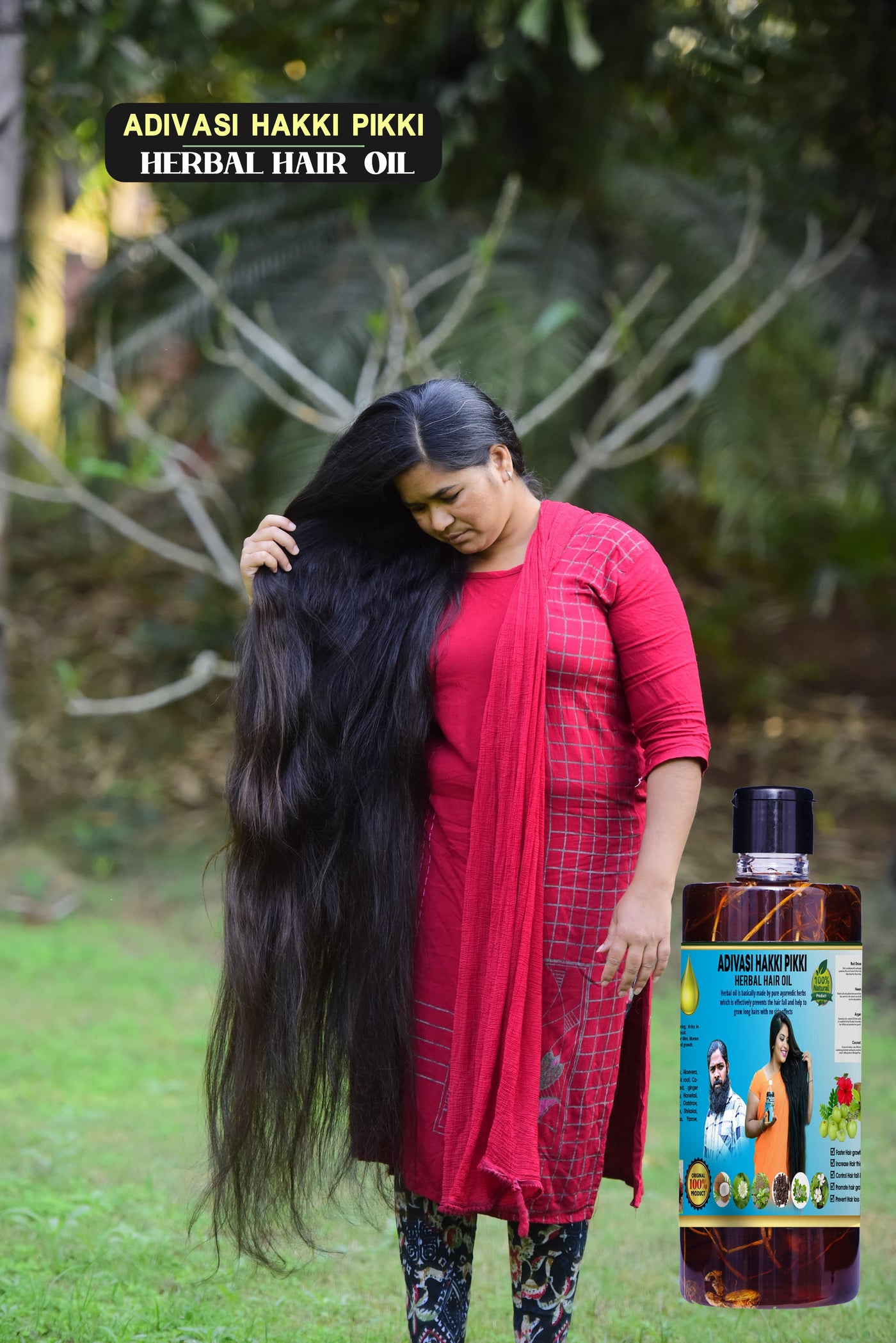 Hakki Pikki Shop - Neelambari Adivasi Herbal Hair Oil